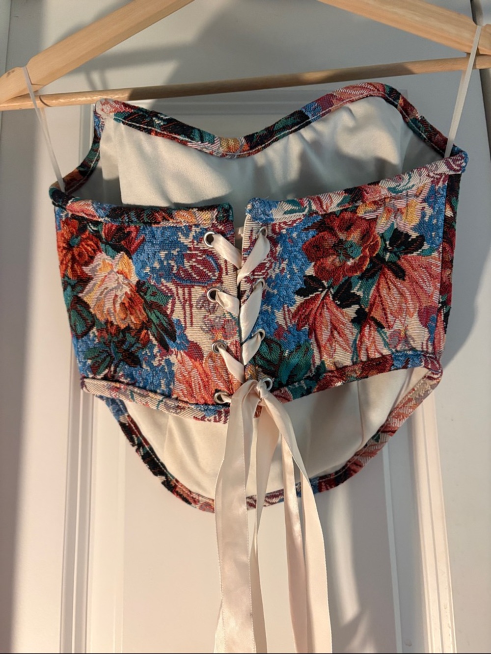 American Threads Floral Tapestry Corset - Multicolor - Picture 2 of 10